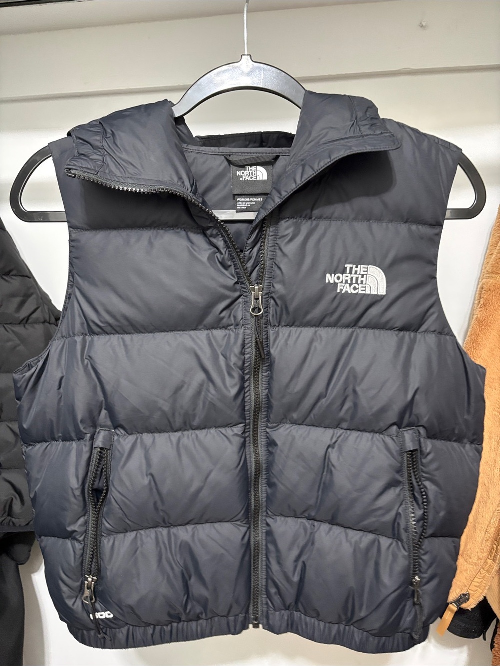 The North Face Black Quilted Down Vest